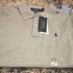Polo by Ralph Lauren Light Gray youth large 14-16  Polo Shirt